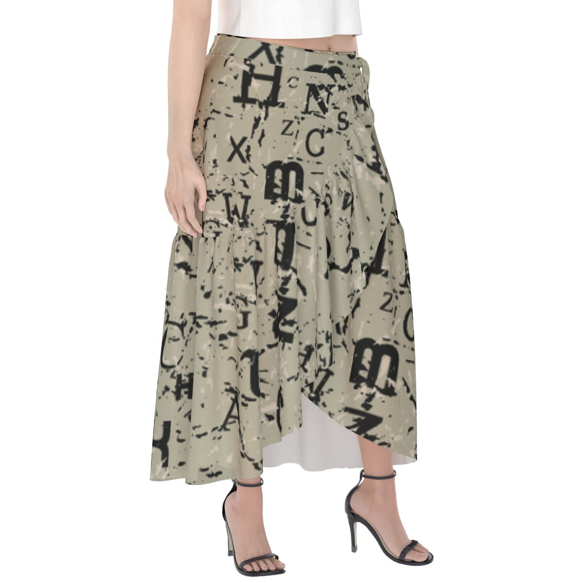 All-Over Print Women's Wrap Skirt