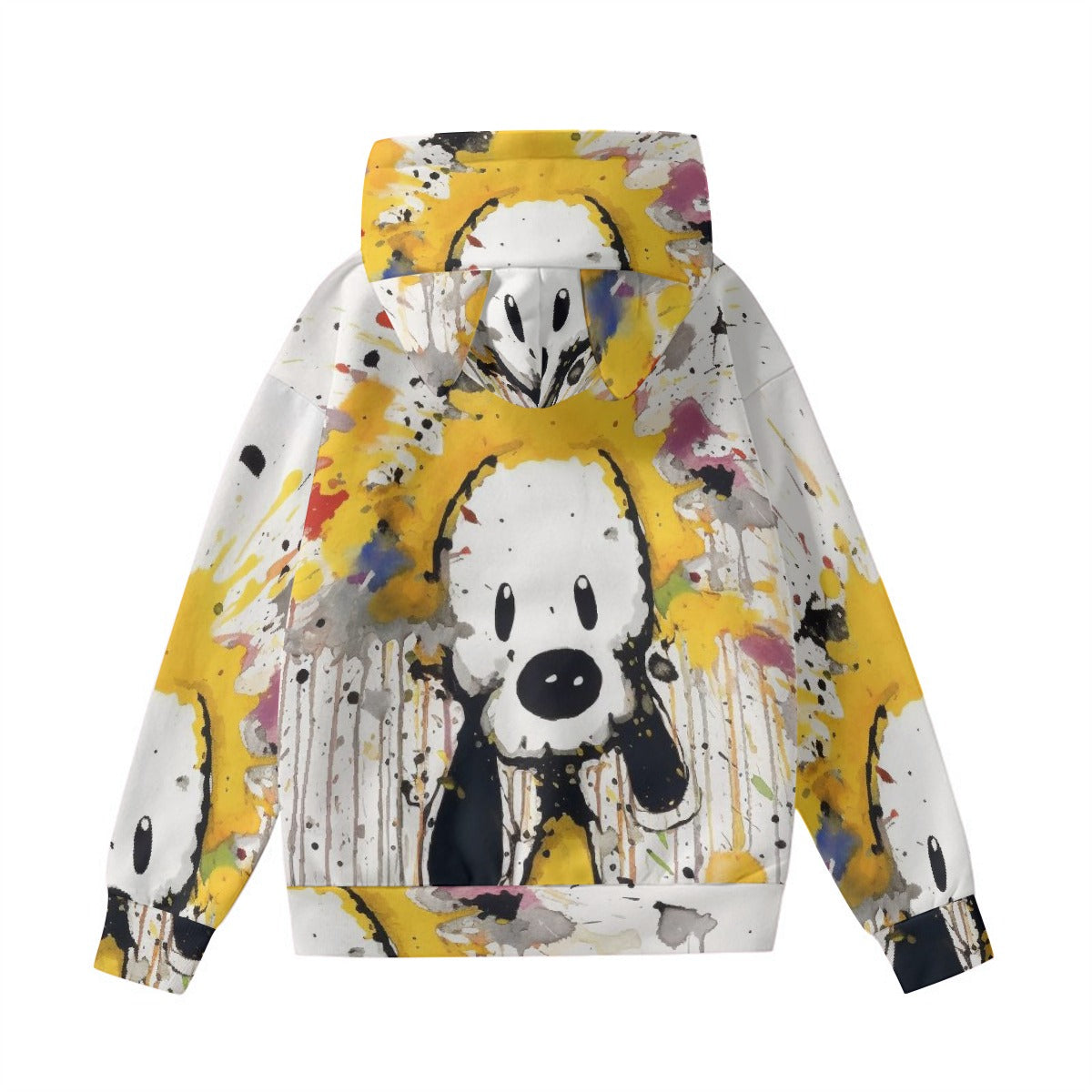 All-Over Print Women’s Hoodie With Decorative Ears