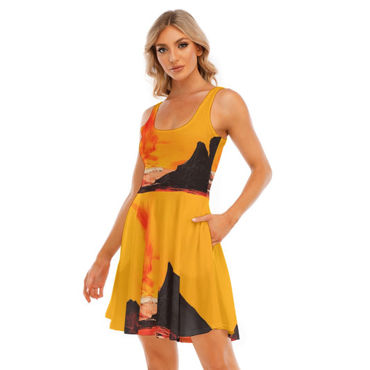 All-Over Print Women's Tank Vest Dress