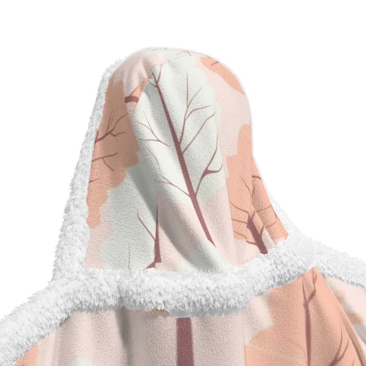 All-Over Print Unisex Wearable Hooded Blanket