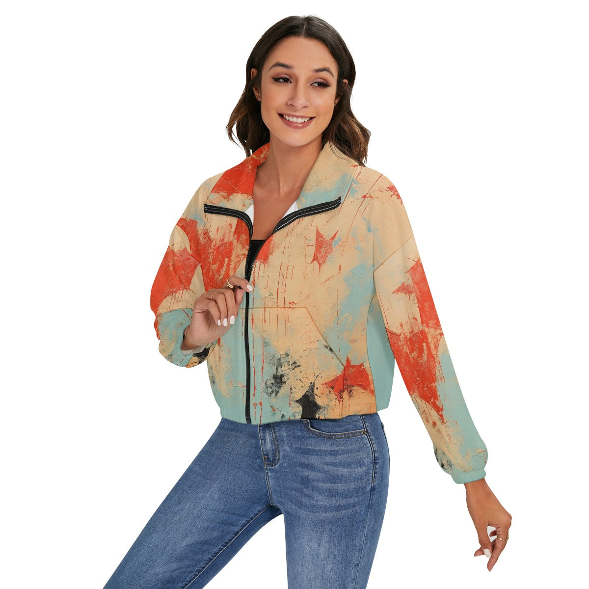 All-Over Print Women's Zip Jacket