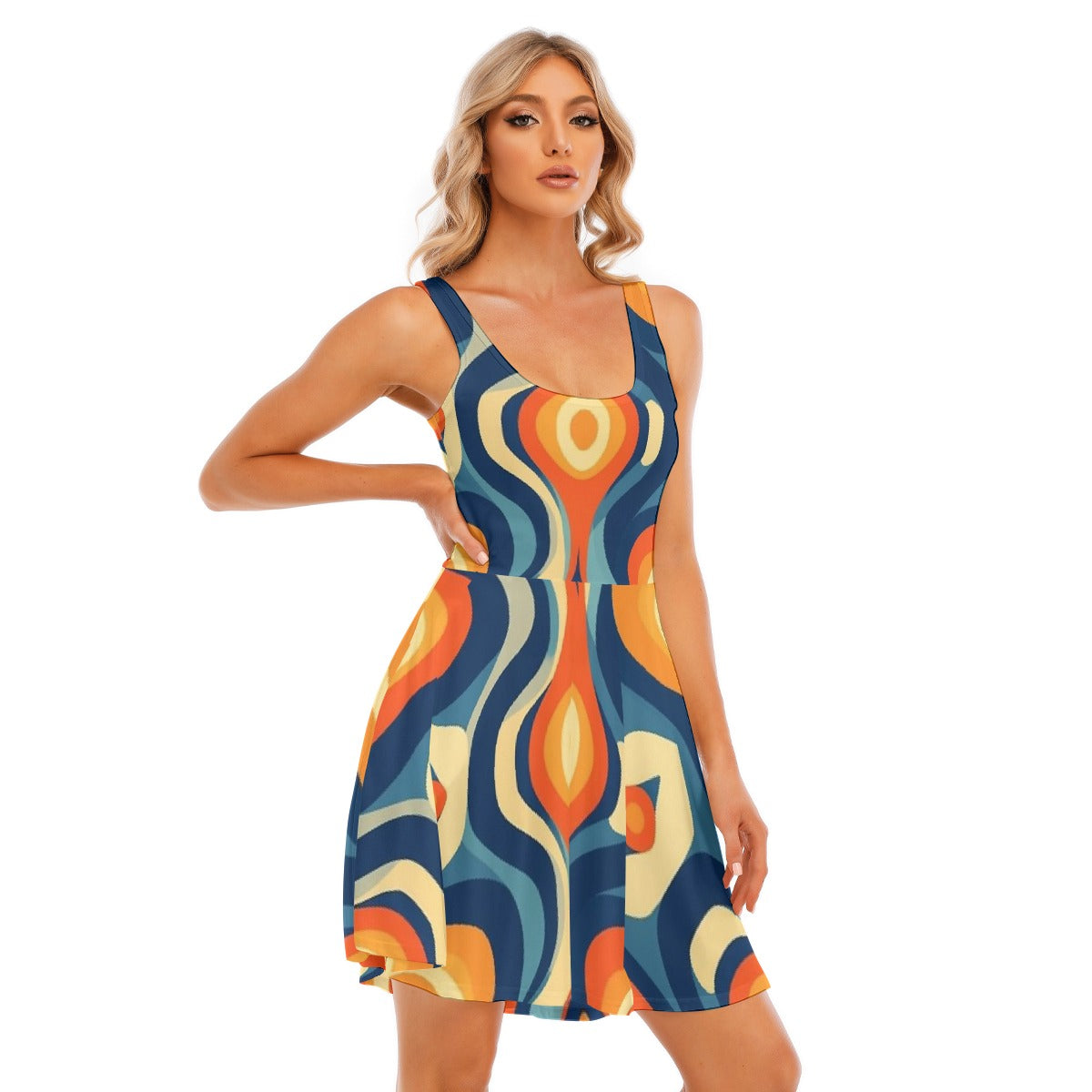 All-Over Print Women's Tank Vest Dress