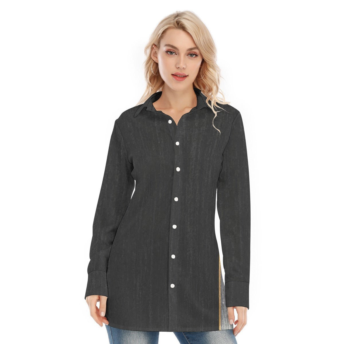 All-Over Print Women's Long Shirt