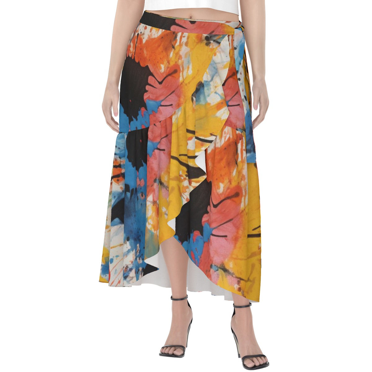 All-Over Print Women's Wrap Skirt