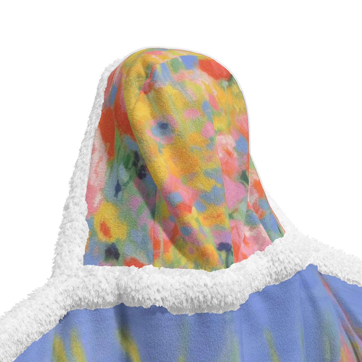 All-Over Print Unisex Wearable Hooded Blanket