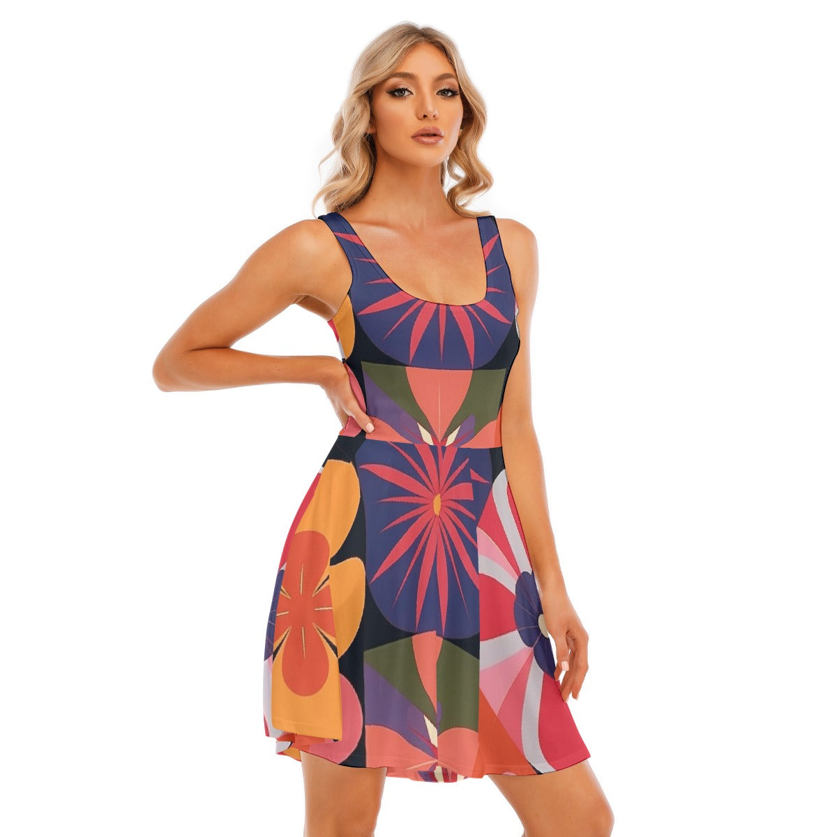 All-Over Print Women's Tank Vest Dress