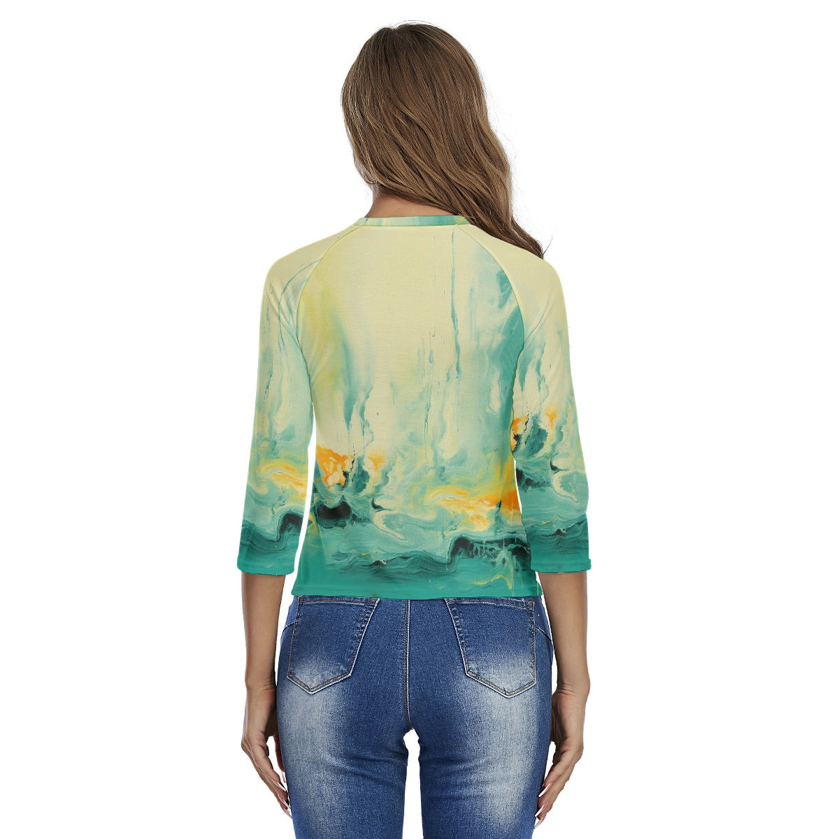 All-Over Print Women's Raglan Sleeves T-shirts