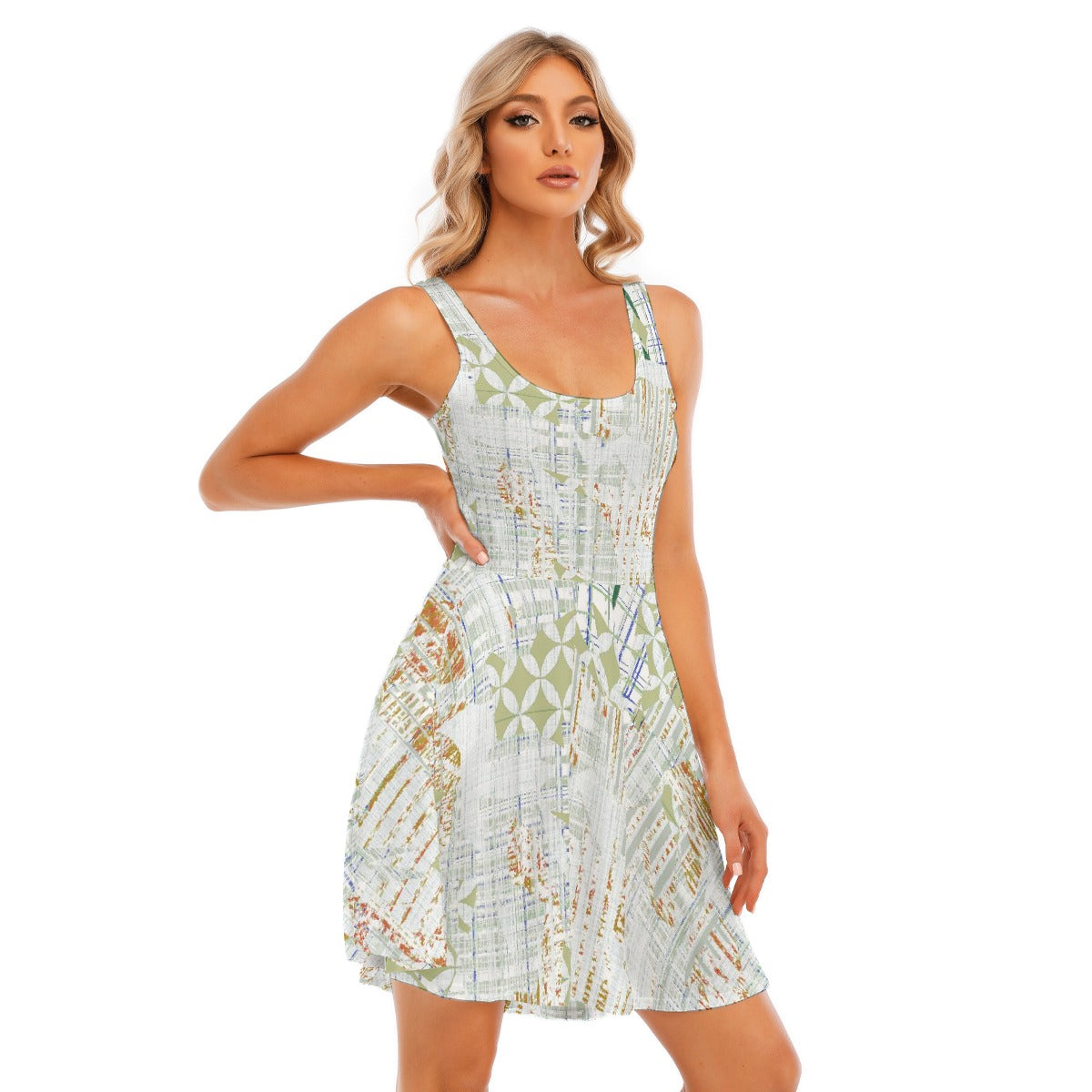 All-Over Print Women's Tank Vest Dress