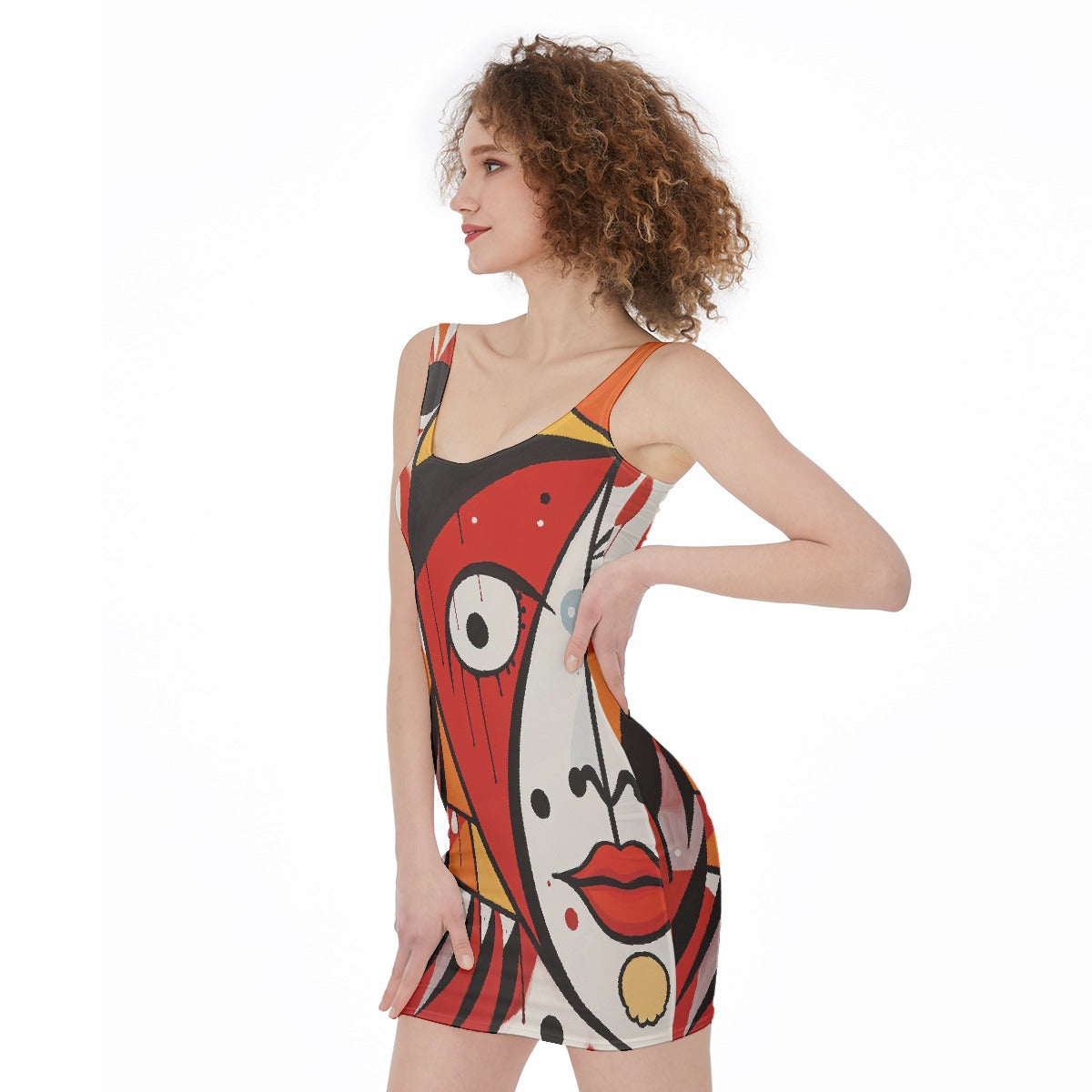 All-Over Print Women's Bodycon Dress