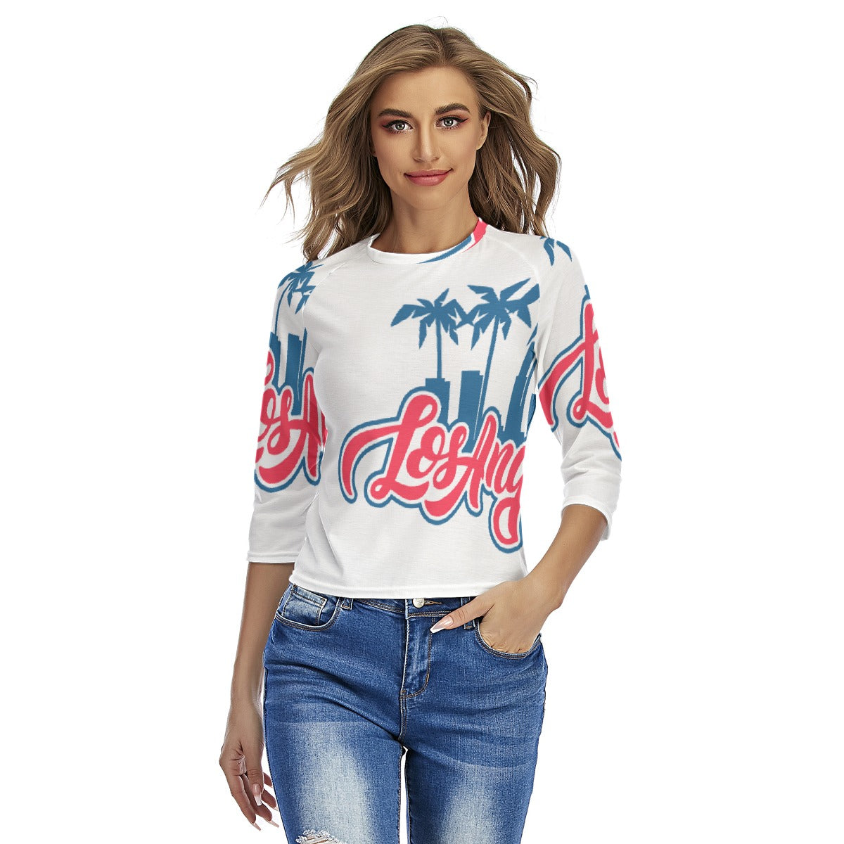 All-Over Print Women's Raglan Sleeves T-shirts