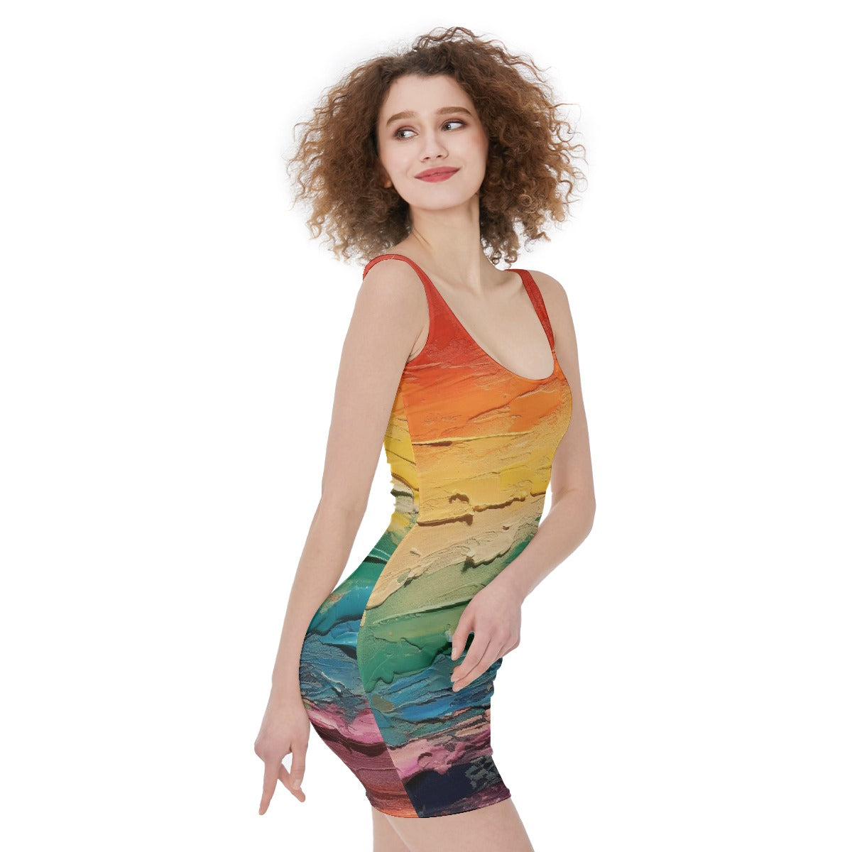 All-Over Print Women's Bodycon Dress