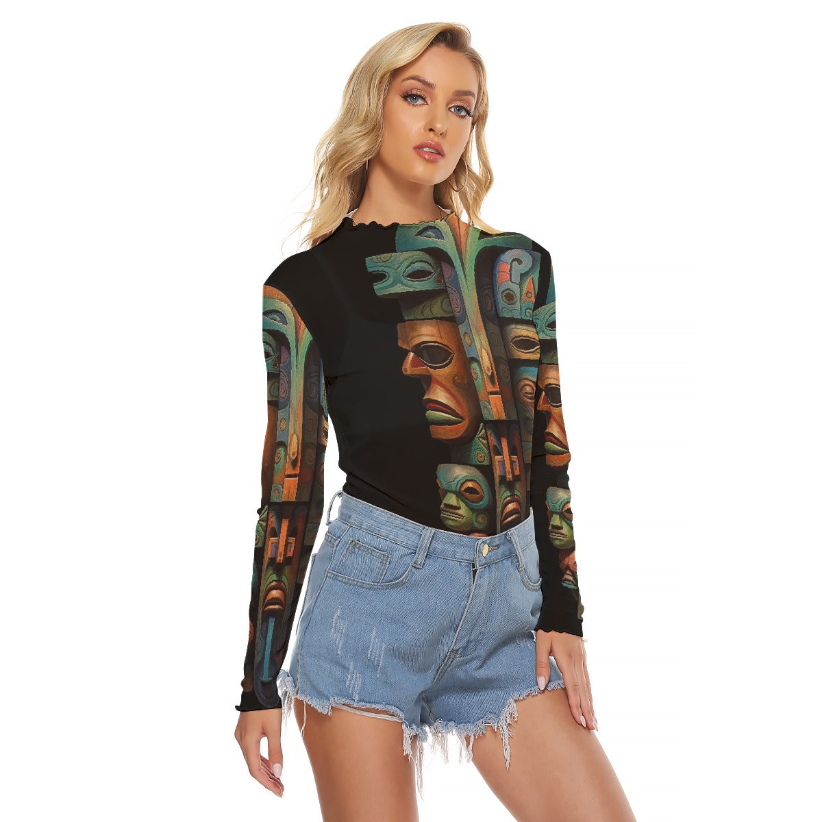 All-Over Print Women's Mesh T-shirt