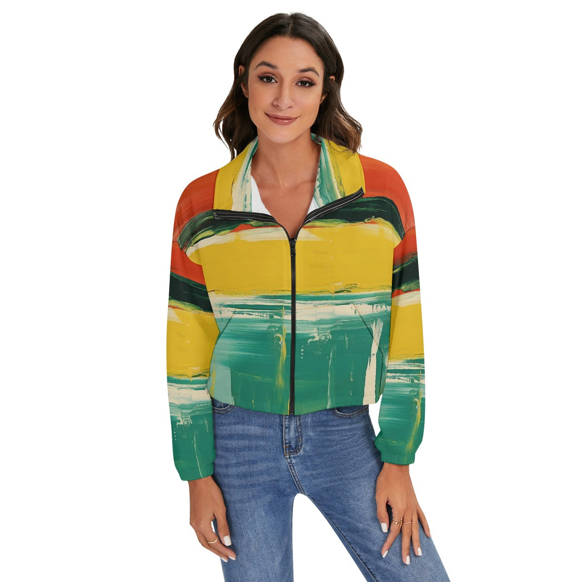 All-Over Print Women's Zip Jacket