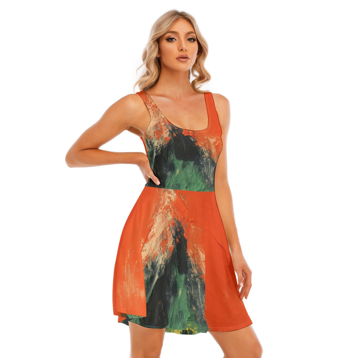 All-Over Print Women's Tank Vest Dress