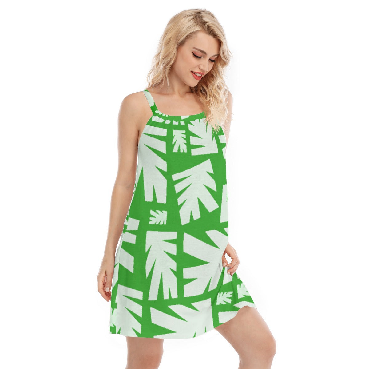 All-Over Print Women's Sleeveless Cami Dress