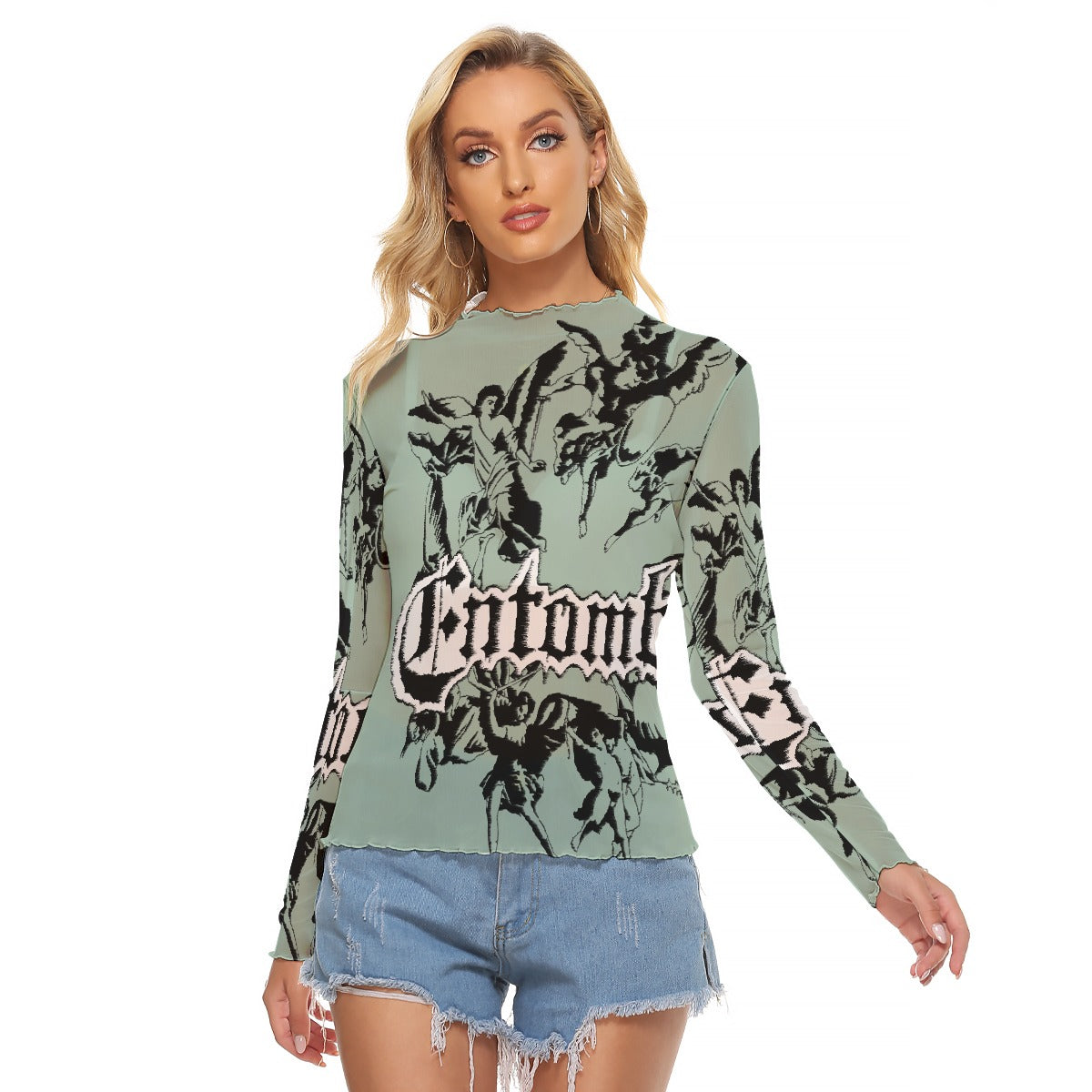 All-Over Print Women's Mesh T-shirt