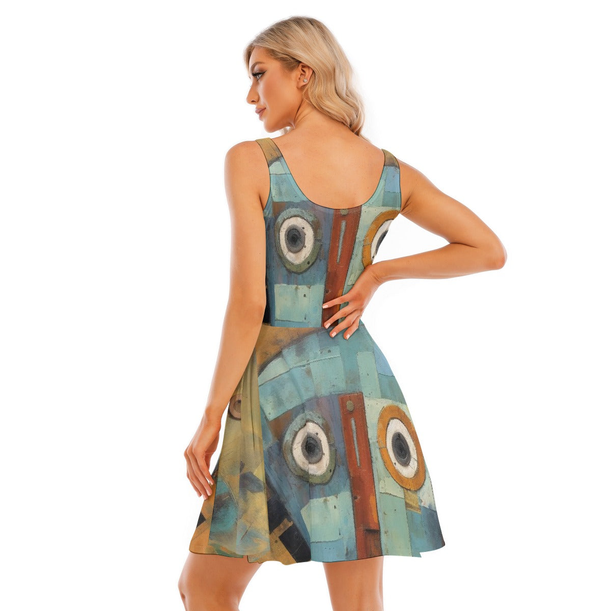 All-Over Print Women's Tank Vest Dress