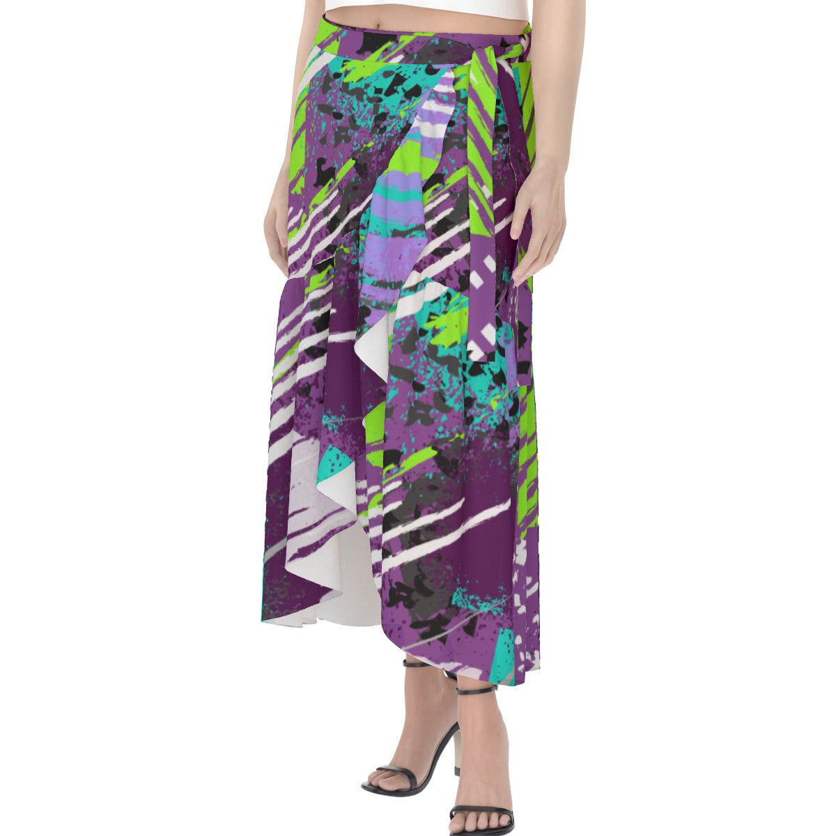 All-Over Print Women's Wrap Skirt