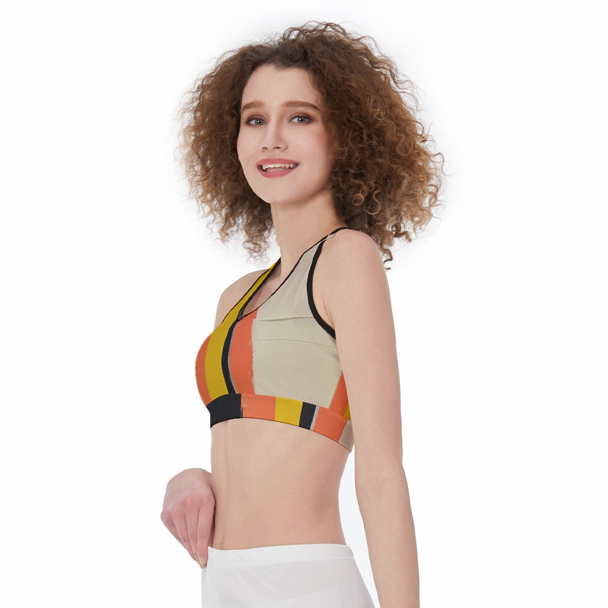 All-Over Print Sports Bra