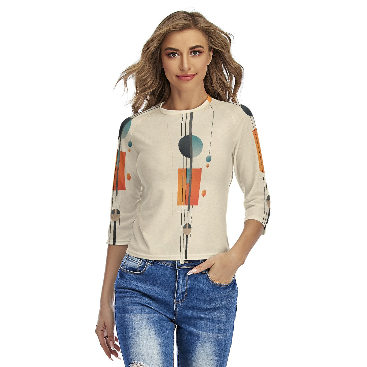 All-Over Print Women's Raglan Sleeves T-shirts