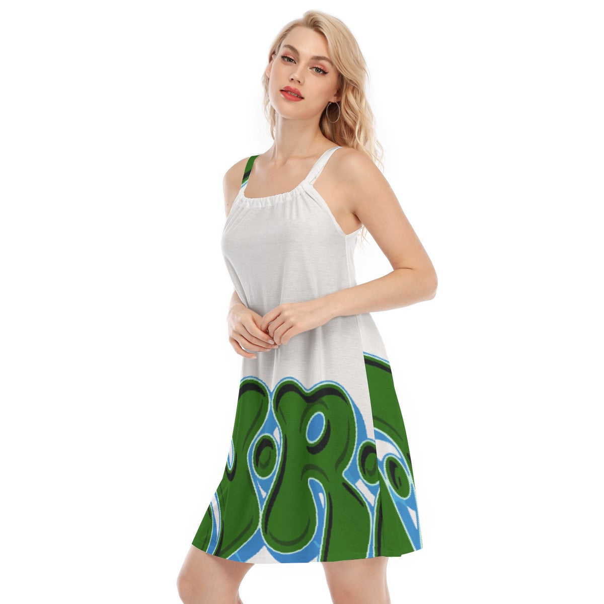 All-Over Print Women's Sleeveless Cami Dress