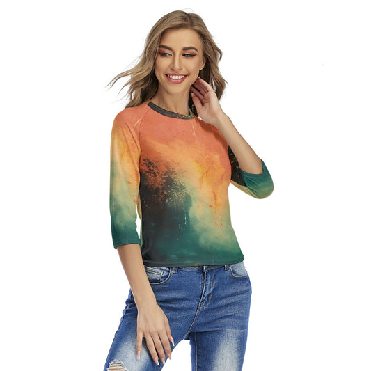 All-Over Print Women's Raglan Sleeves T-shirts