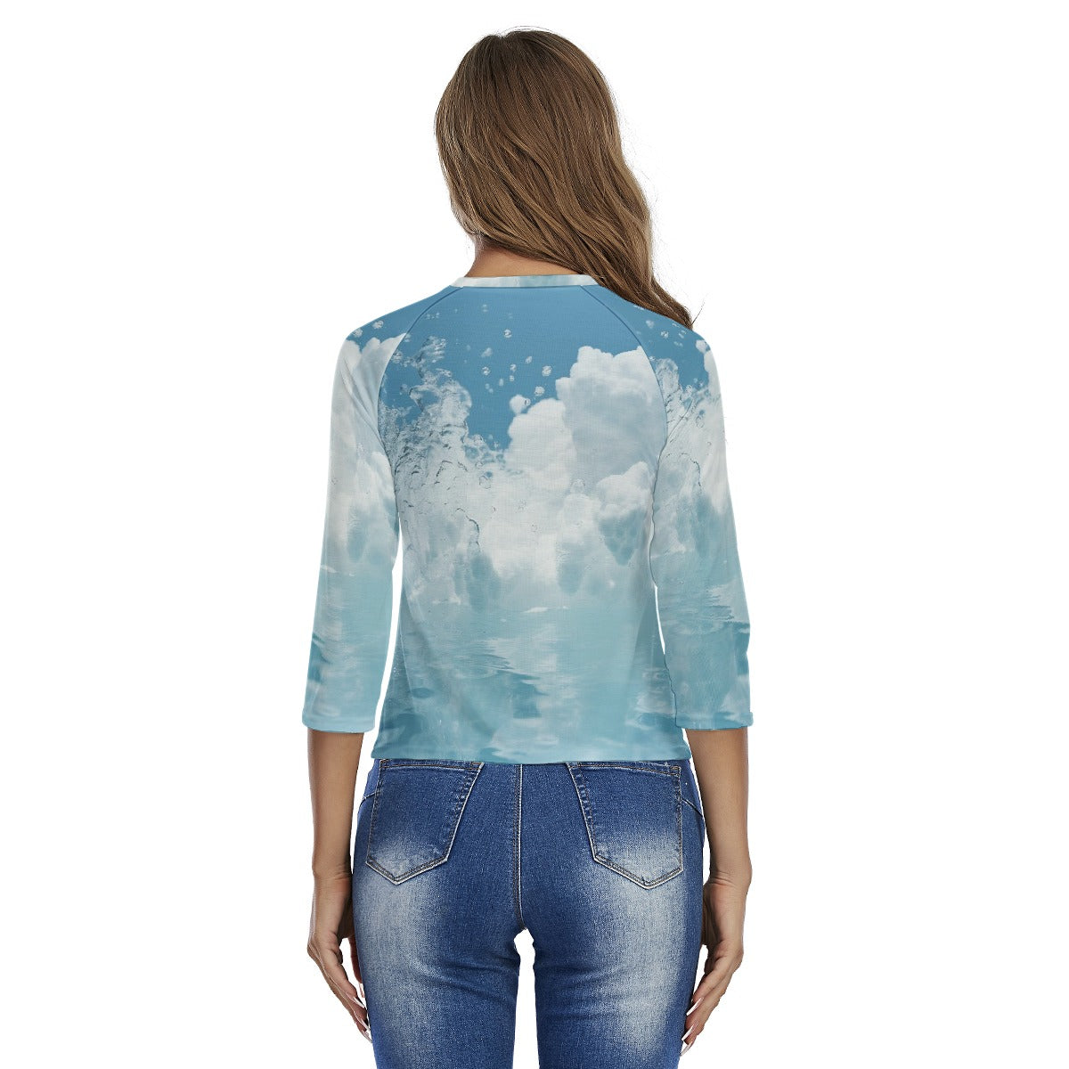 All-Over Print Women's Raglan Sleeves T-shirts