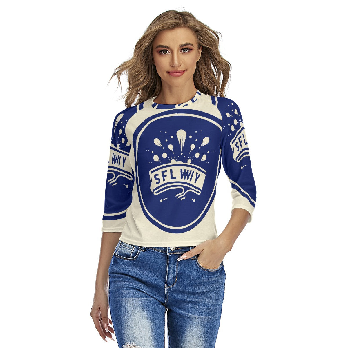 All-Over Print Women's Raglan Sleeves T-shirts