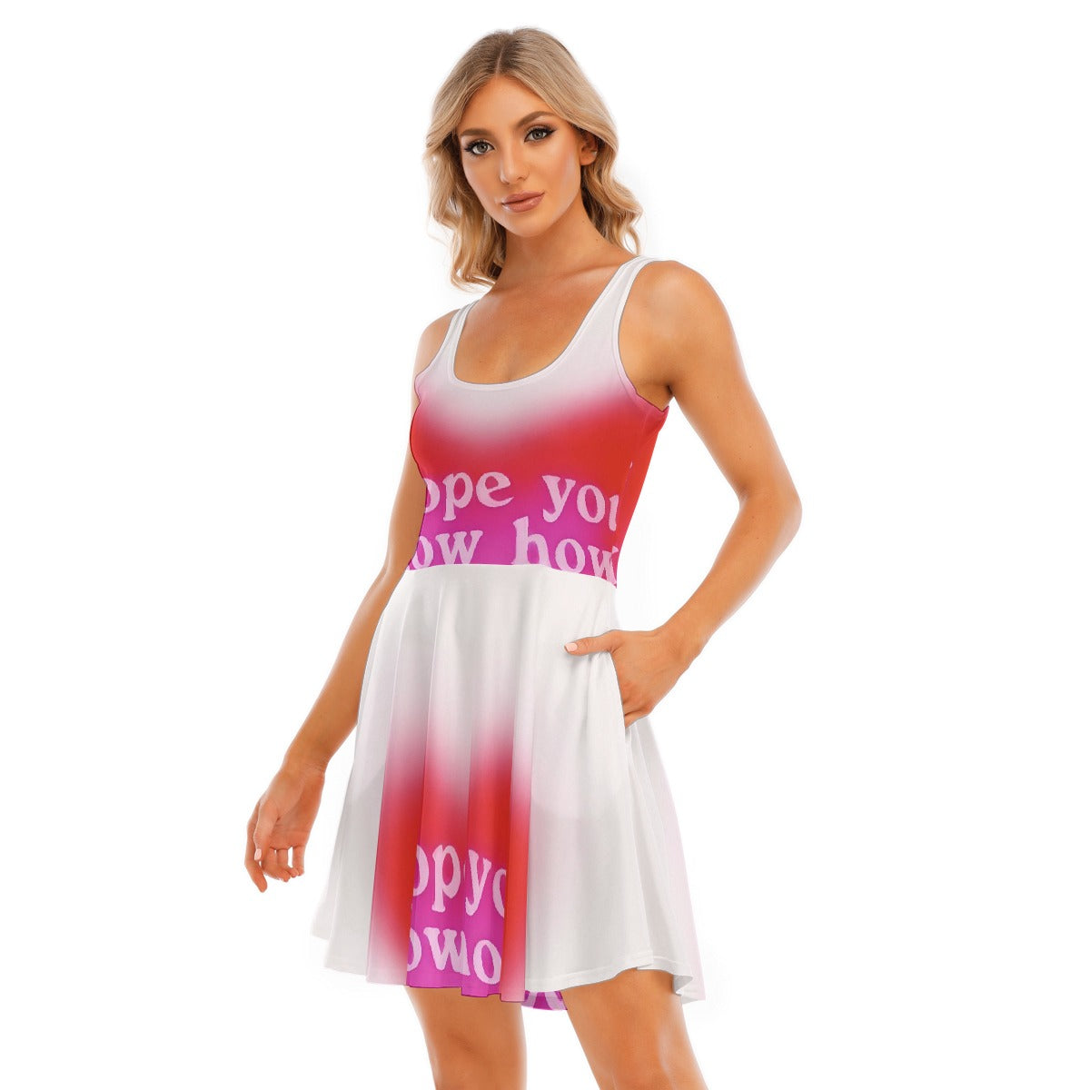 All-Over Print Women's Tank Vest Dress