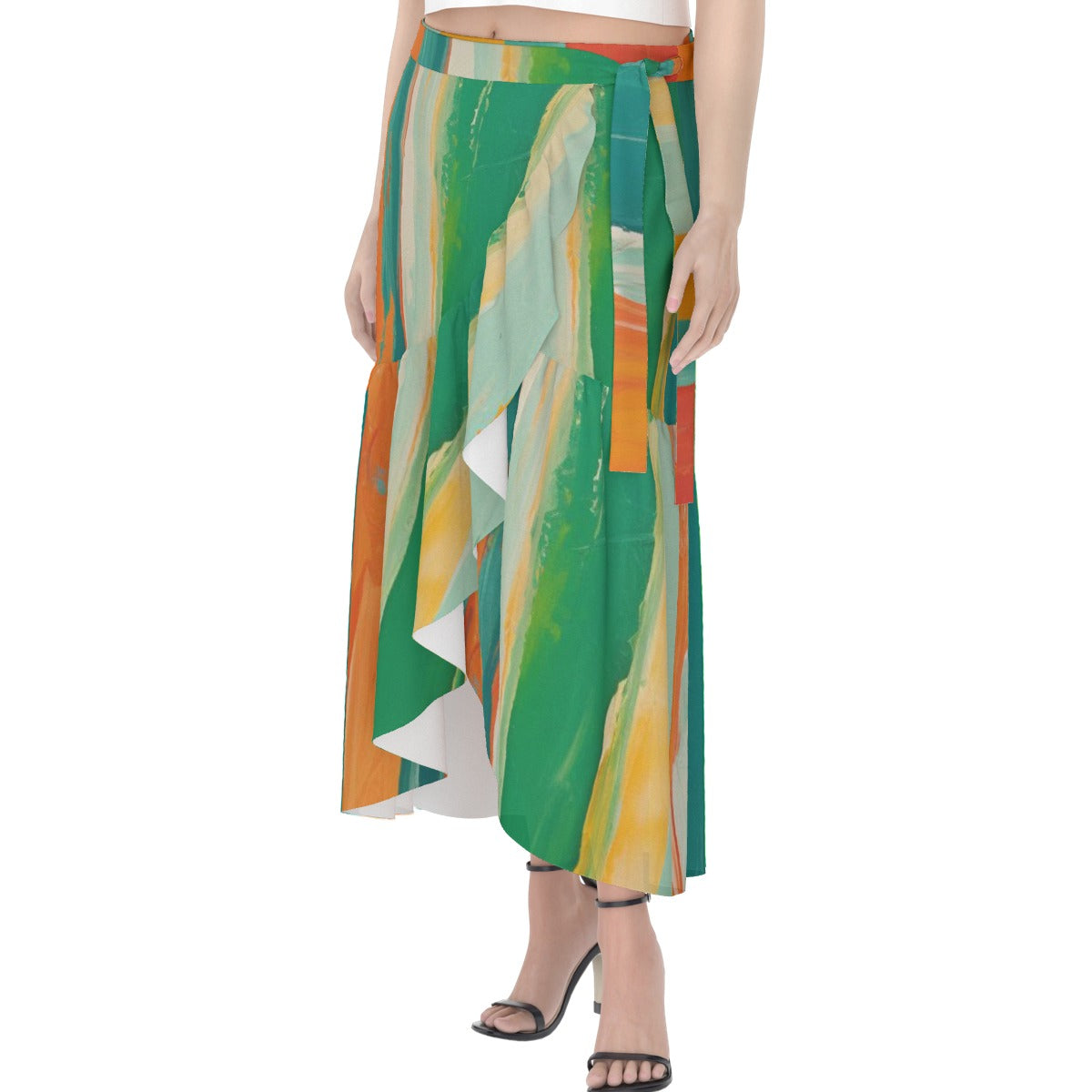 All-Over Print Women's Wrap Skirt