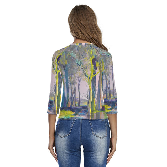 All-Over Print Women's Raglan Sleeves T-shirts