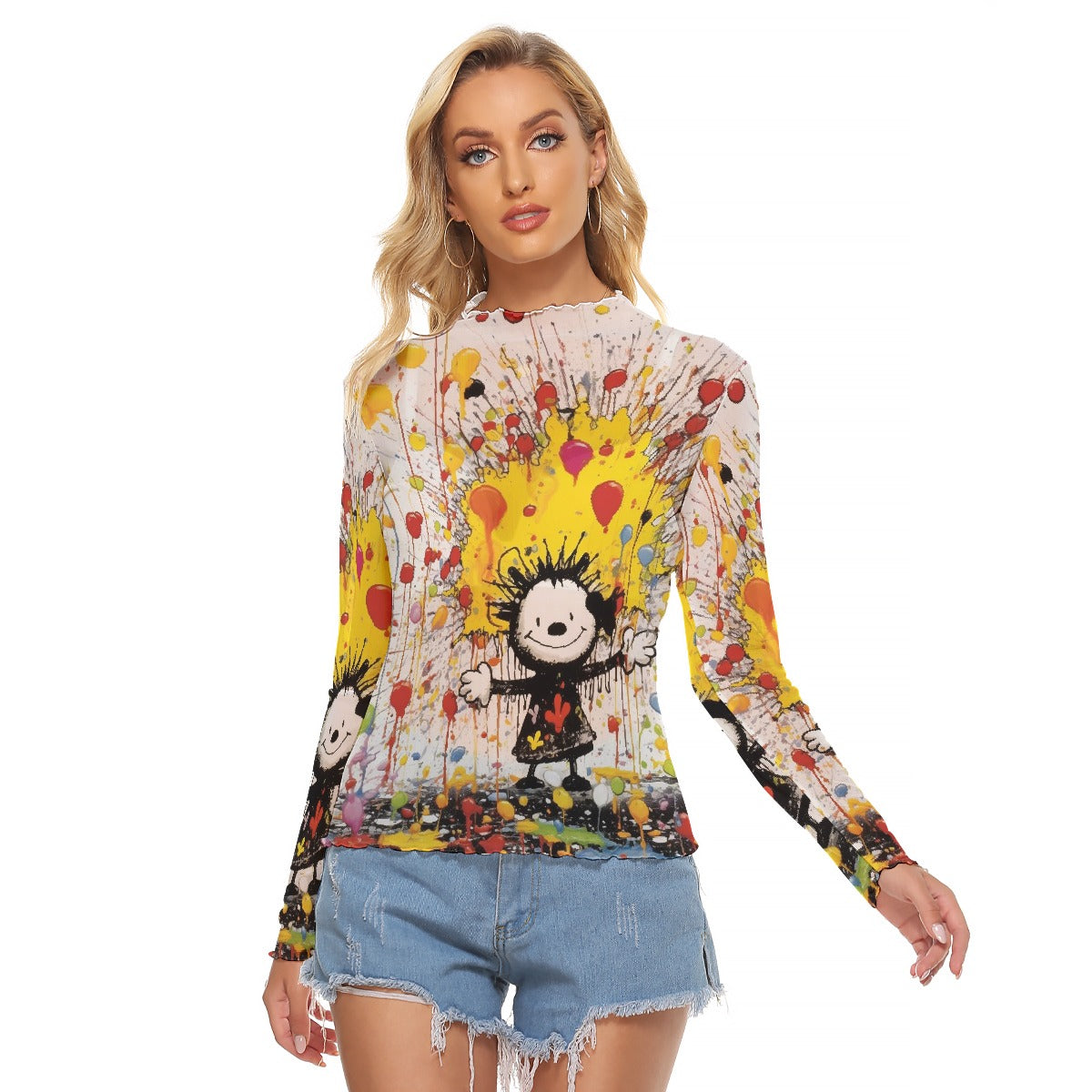 All-Over Print Women's Mesh T-shirt