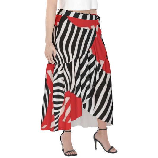 All-Over Print Women's Wrap Skirt