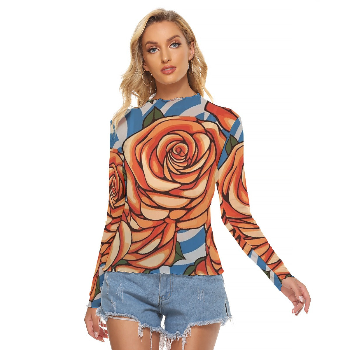 All-Over Print Women's Mesh T-shirt