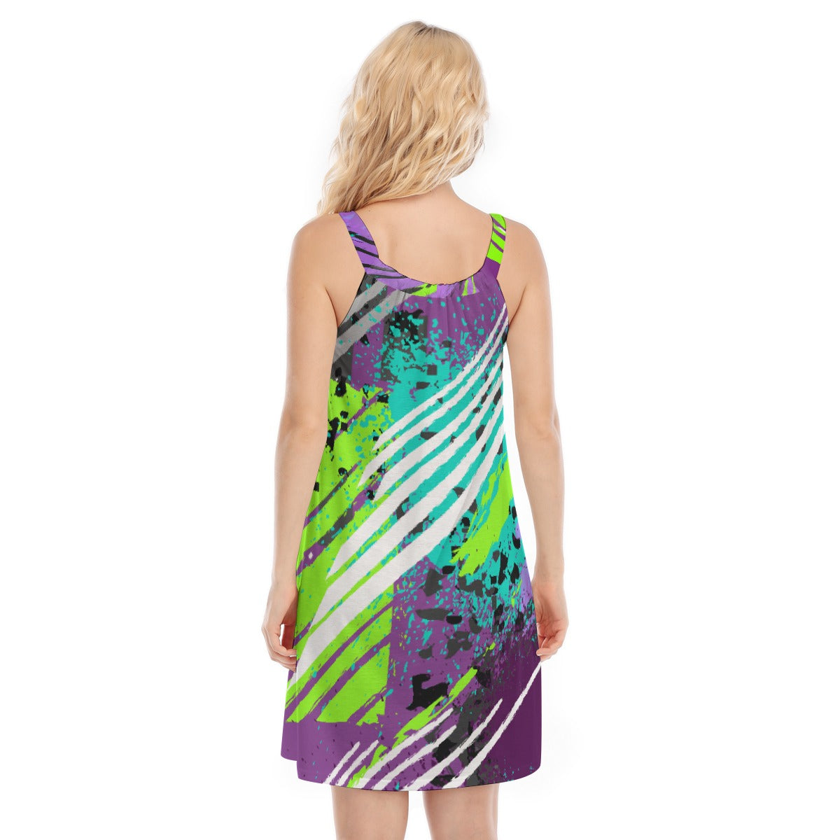 All-Over Print Women's Sleeveless Cami Dress