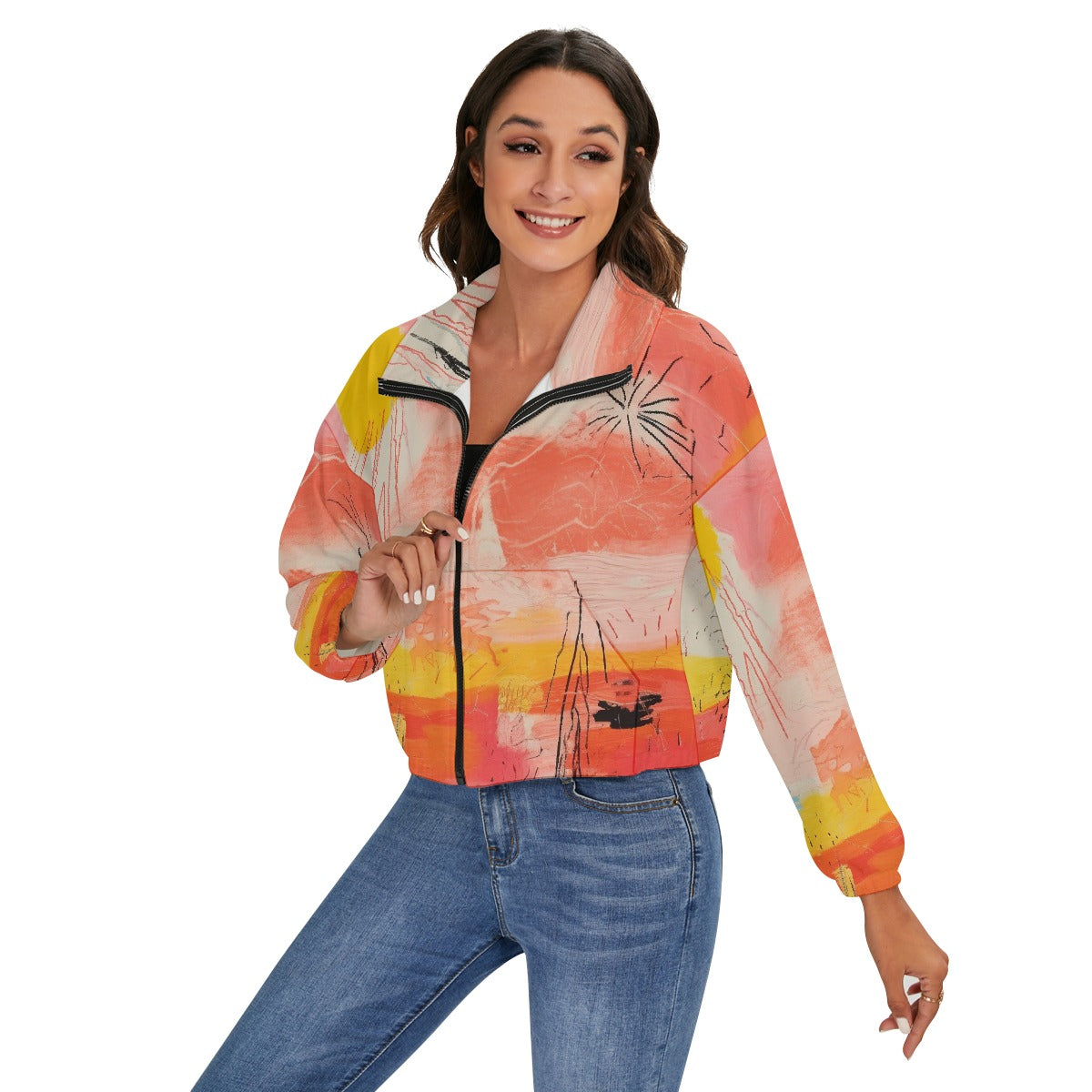 All-Over Print Women's Zip Jacket