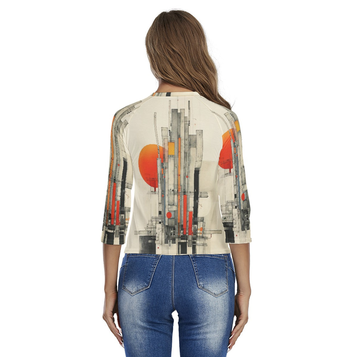 All-Over Print Women's Raglan Sleeves T-shirts