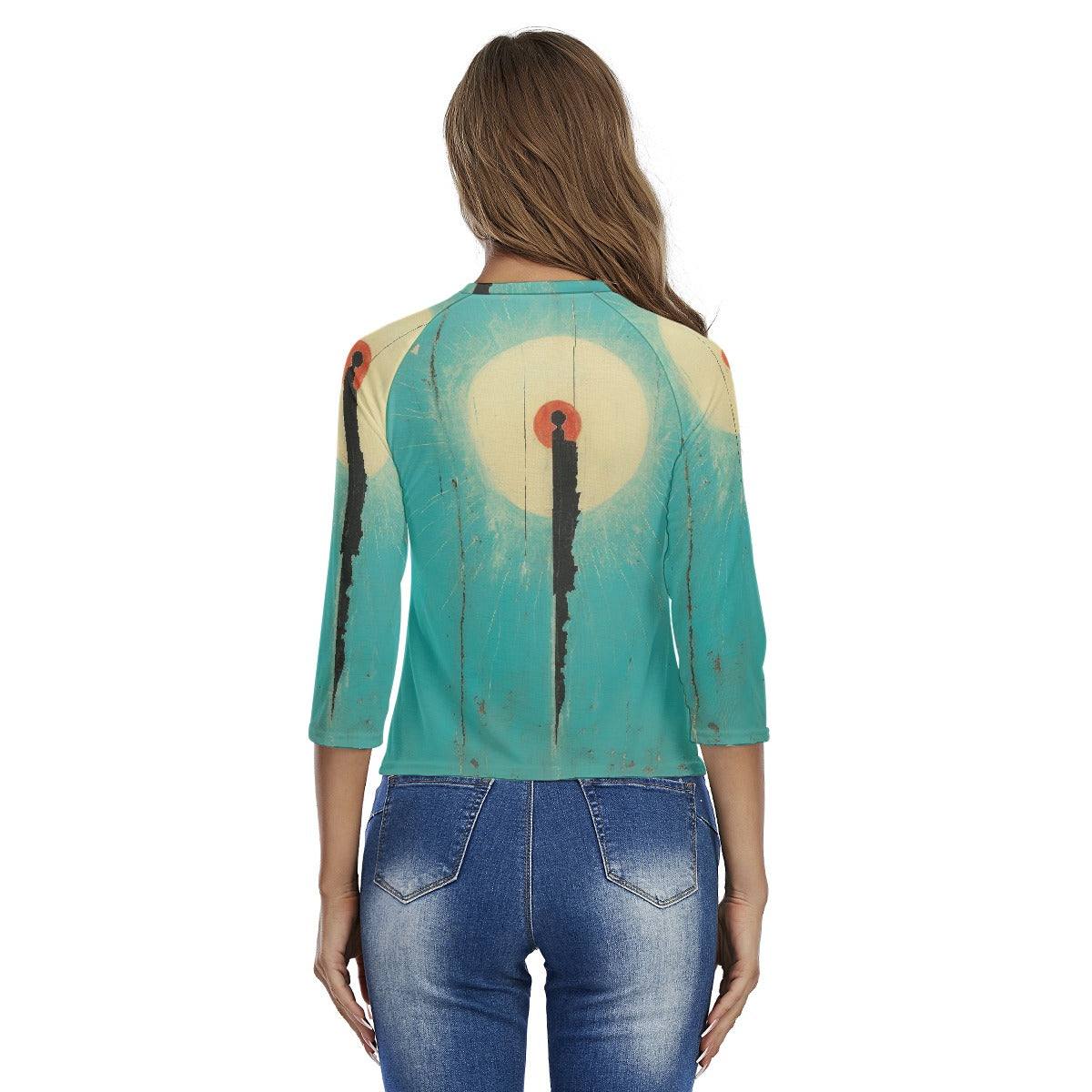 All-Over Print Women's Raglan Sleeves T-shirts