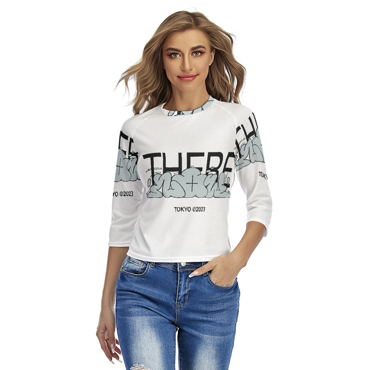 All-Over Print Women's Raglan Sleeves T-shirts