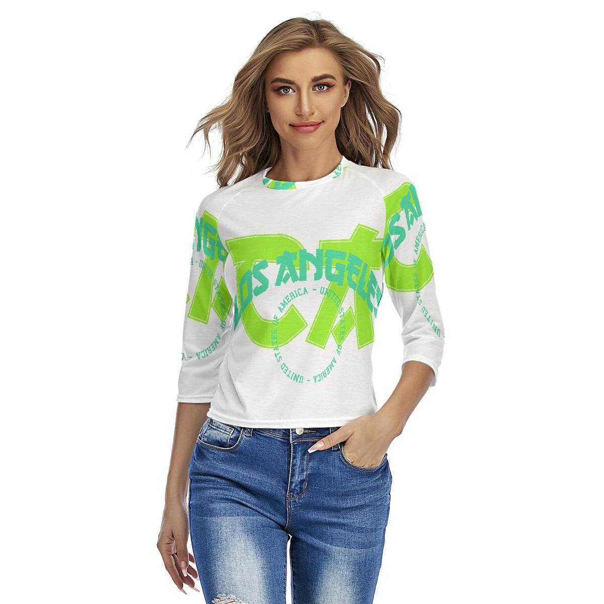 All-Over Print Women's Raglan Sleeves T-shirts