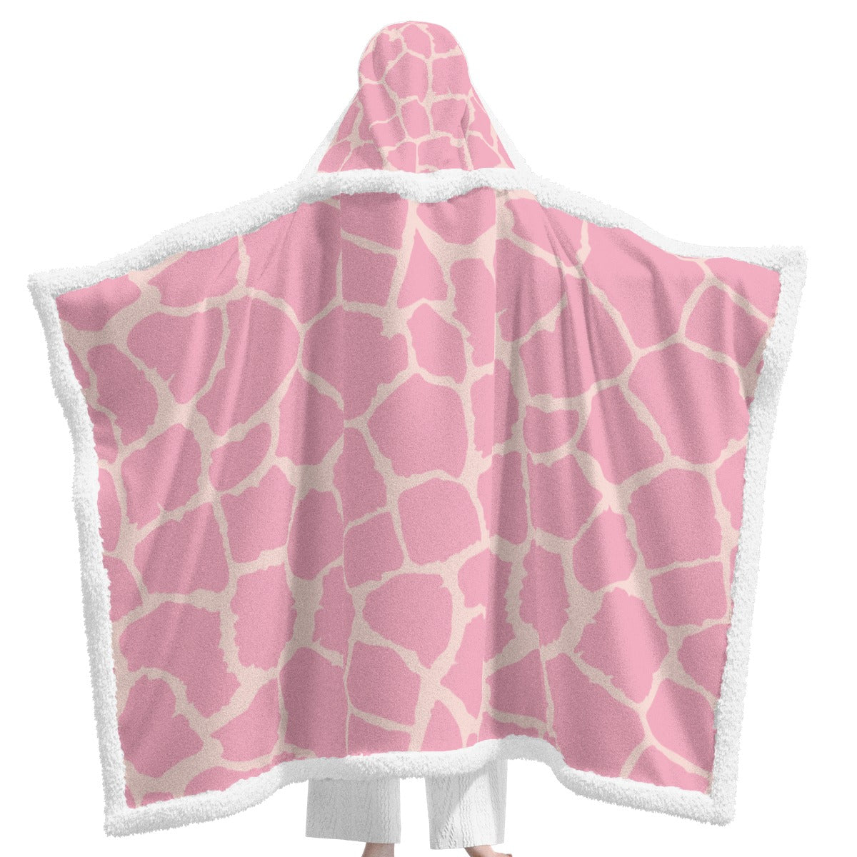 All-Over Print Unisex Wearable Hooded Blanket