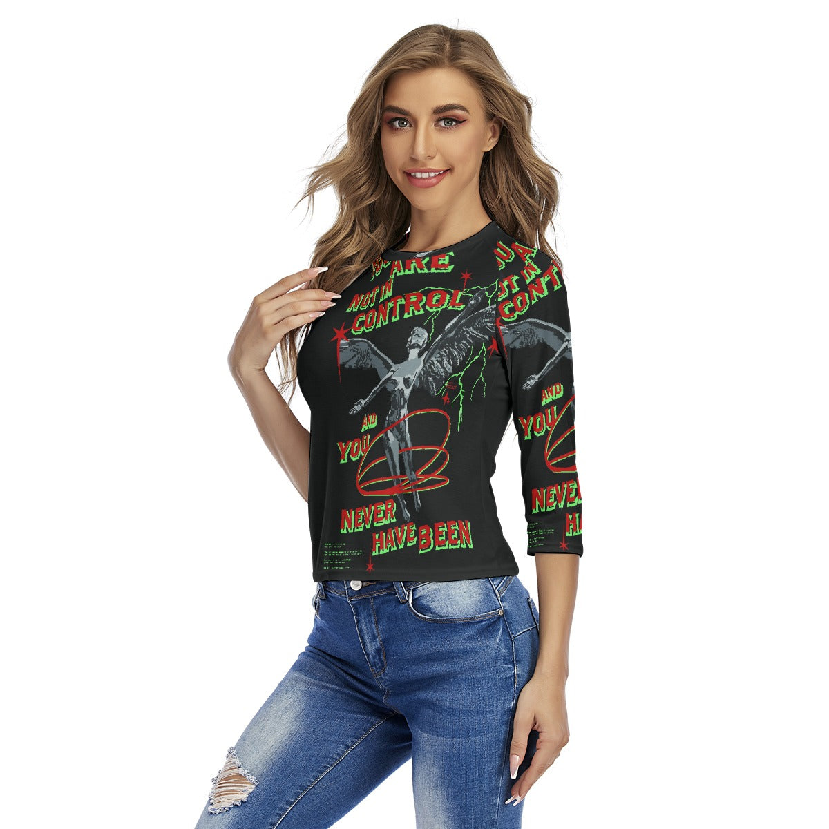 All-Over Print Women's Raglan Sleeves T-shirts