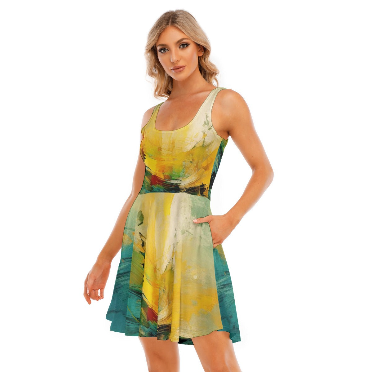 All-Over Print Women's Tank Vest Dress