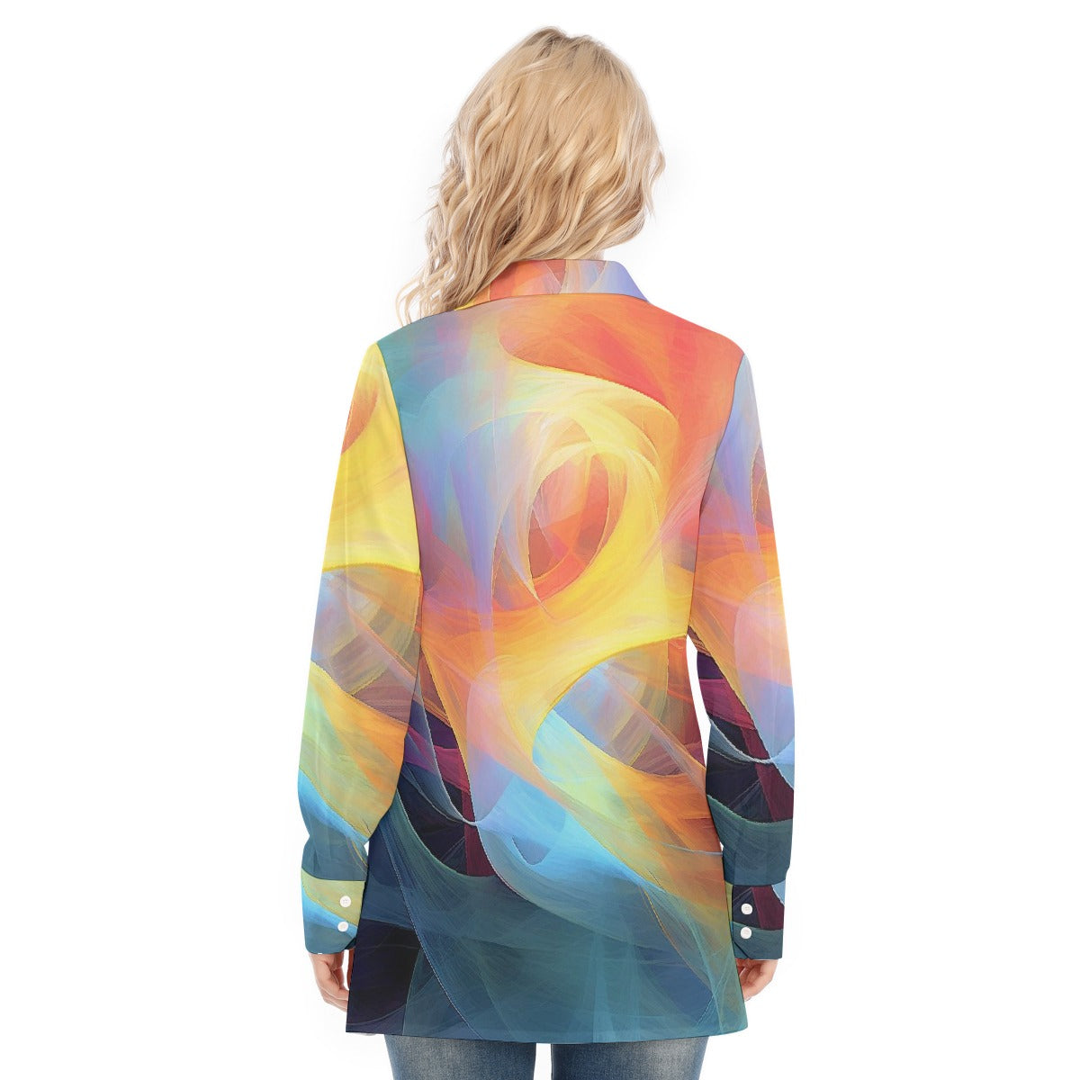 All-Over Print Women's Long Shirt