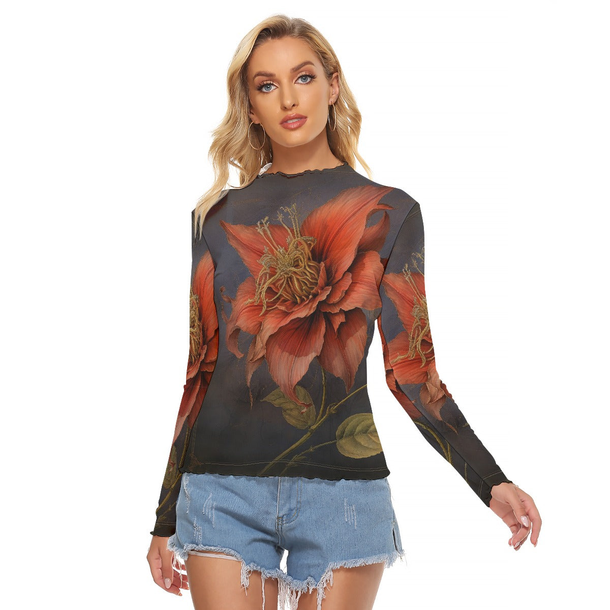 All-Over Print Women's Mesh T-shirt