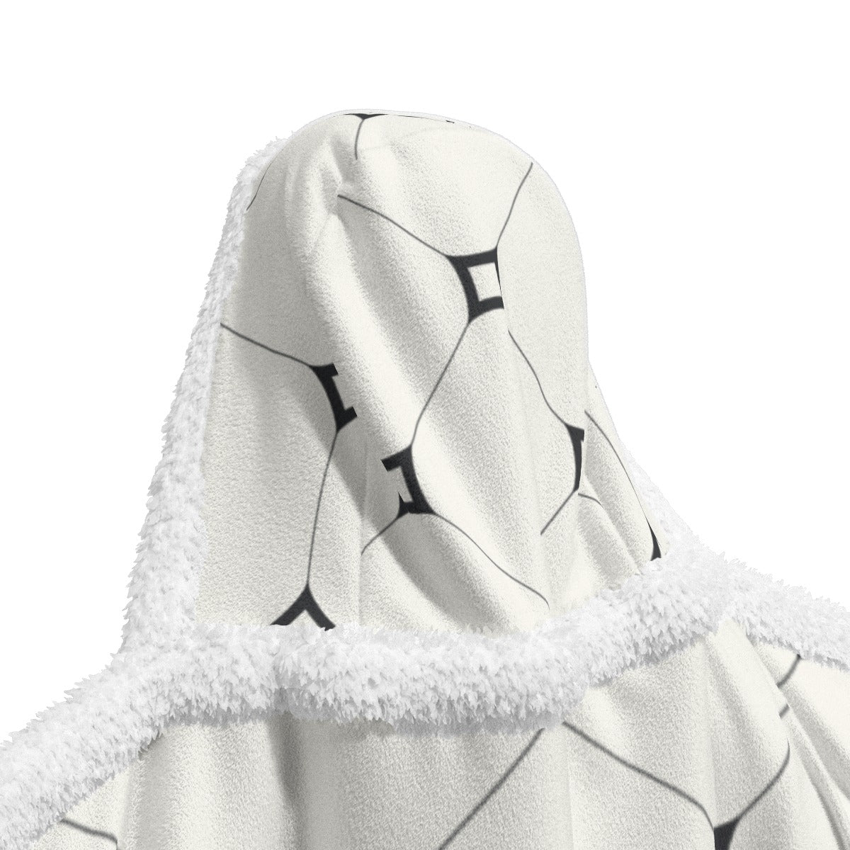 All-Over Print Unisex Wearable Hooded Blanket