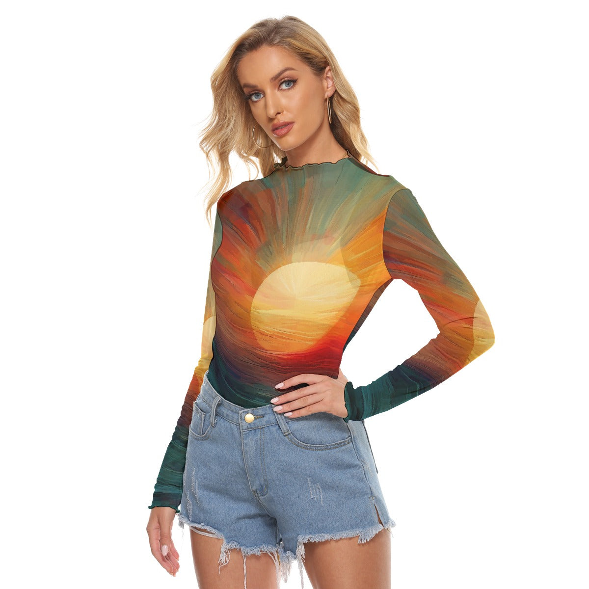 All-Over Print Women's Mesh T-shirt