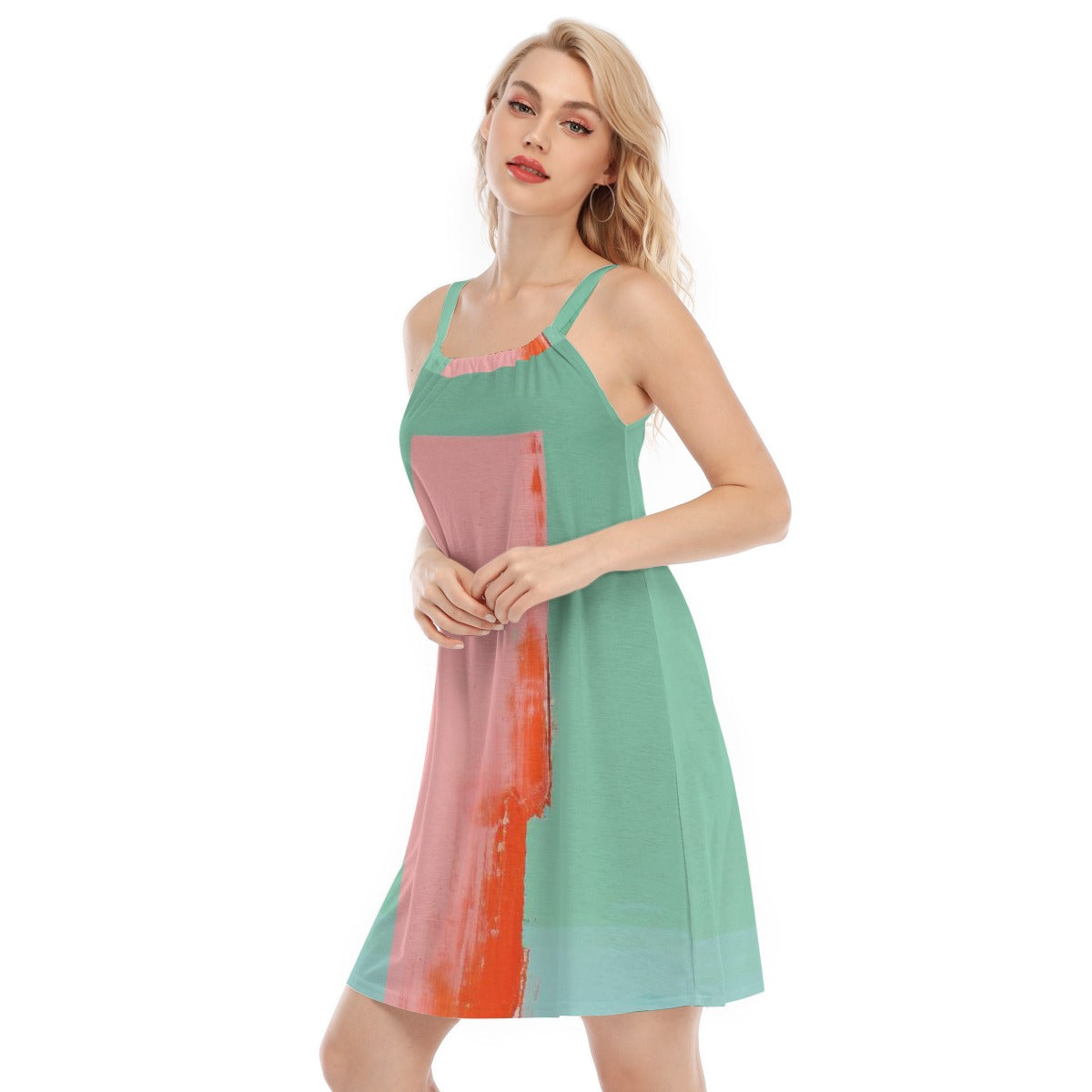 All-Over Print Women's Sleeveless Cami Dress