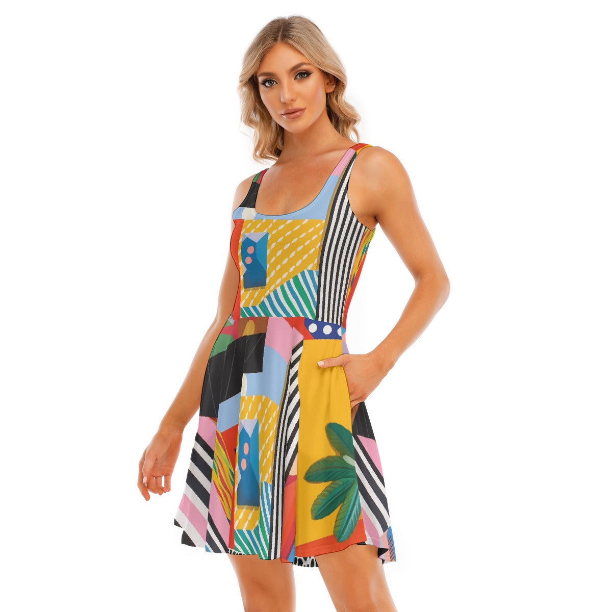 All-Over Print Women's Tank Vest Dress