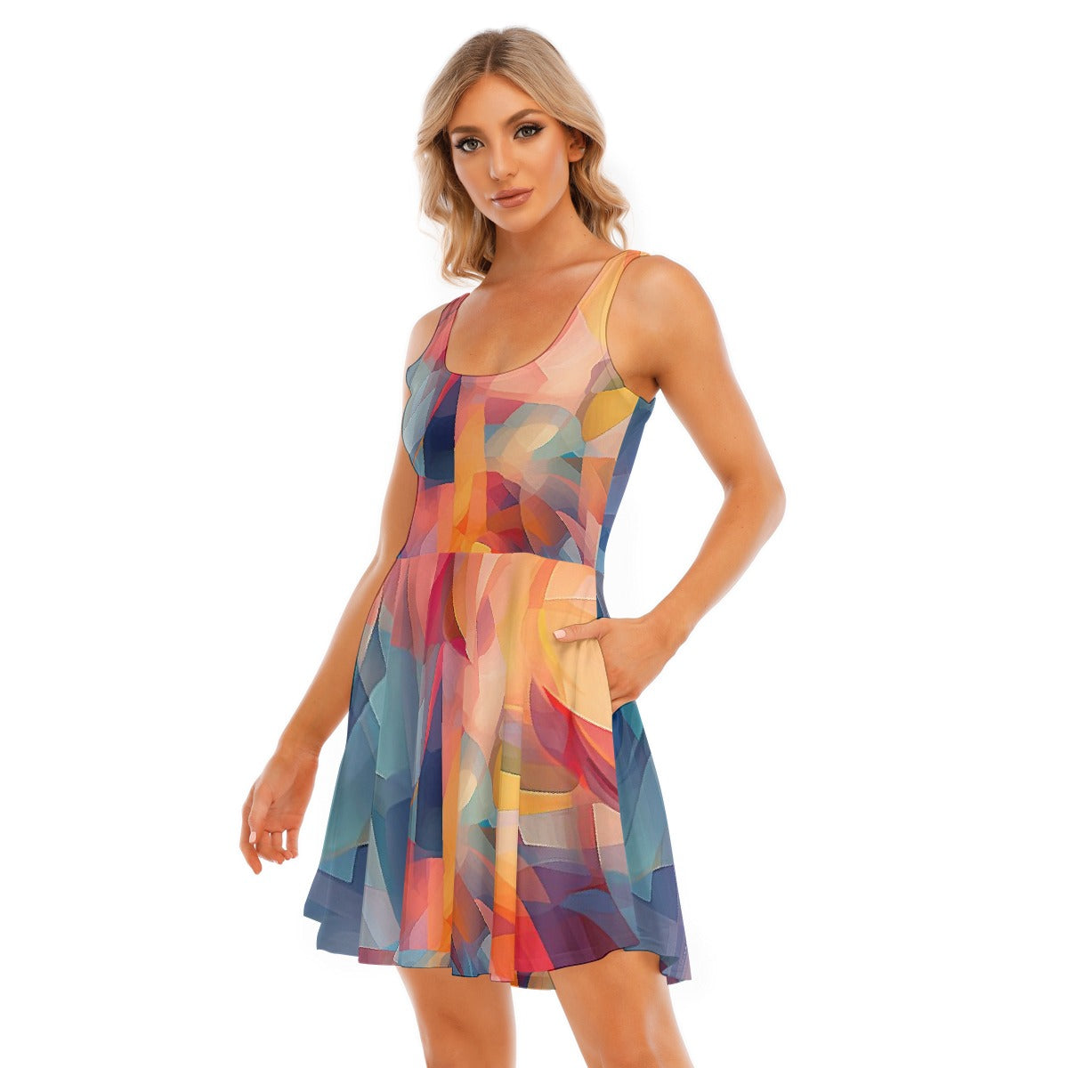 All-Over Print Women's Tank Vest Dress